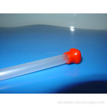 Clear Tube with Square Caps